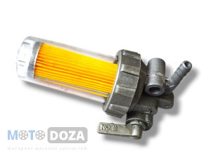 Кран топливный с фильтром мотоблок 175N/180N (7/9Hp)
