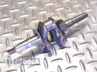 Коленвал для мотоблока 168F/170F 6.5Hp с конусом 20mm и шестернями