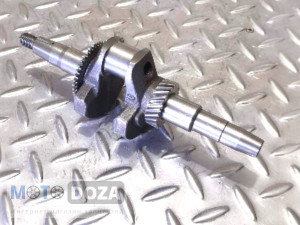 Коленвал на мотоблок168F/170F 6.5Hp (под конус 20mm c шестернями)