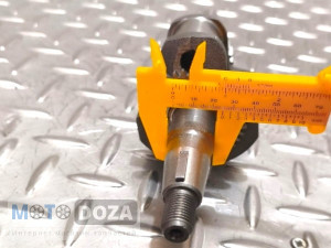 Коленвал на мотоблок168F/170F 6.5Hp (под конус 20mm c шестернями)