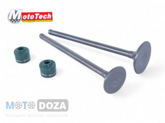 Клапаны для скутера Suzuki 4-T (2 шт) + сальники MotoTech Taiwan: надежное качество и долговечность