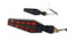 Повороты стреловидные диодные LED (пара) R-264 YELLOW+RED Kurosawa M-T