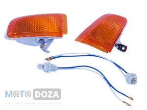 Поворот передний в сборе Lead AF-20/90 оранжевые (пара)