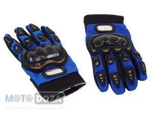 Перчатки ProBiker MC-01C синие size L