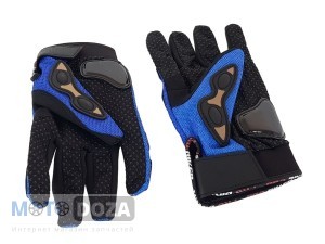 Перчатки ProBiker MC-01C синие size L