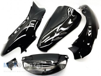 Пластик (комплект) на скутер Honda Dio AF34 New (чёрный)