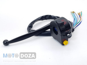 Переключатели+ручки Alpha черные, в сборе (пара)