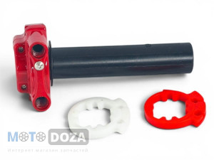 Ручка газа короткоходная Domino (красная)