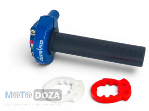 Ручка газа короткоходная Domino (синяя)