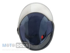Шлем-полусфера (белое стекло) Tou Kui черный