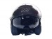 Шлем полусфера  для скутера с белым стеклом и очками