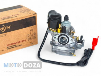 Карбюратор Suzuki Lets 1/2/3 Wearken (в сборе с электроклапаном)
