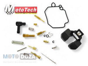 Ремкомплект карбюратора Lets 1-2 (с поплавком) MotoTech (А122)