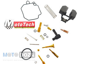 Ремкомплект карбюратора Lets 3 (с поплавком) MotoTech (В008)