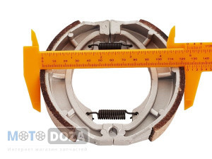 Колодки заднего тормоза GY6-150/Gear (d-130) Kurosawa M-T