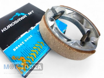 Колодки заднего тормоза для мопеда Yamaha Gear - надежное качество от Kurosawa M-T