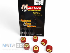 Ролики вариатора 17*12 Lets/AD-100 11,0 g Mototech Taiwan