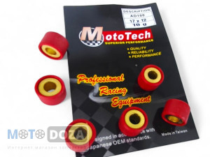 Ролики вариатора 17*12 Lets/AD-100 10,0 g Mototech Taiwan