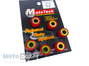 Ролики вариатора 17*12 Lets/AD-100 9,5 g Mototech Taiwan