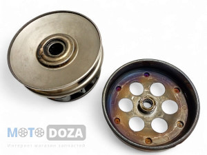 Вариатор задний в сборе Yamaha Jog-50 5BM (2 колодки) б/у